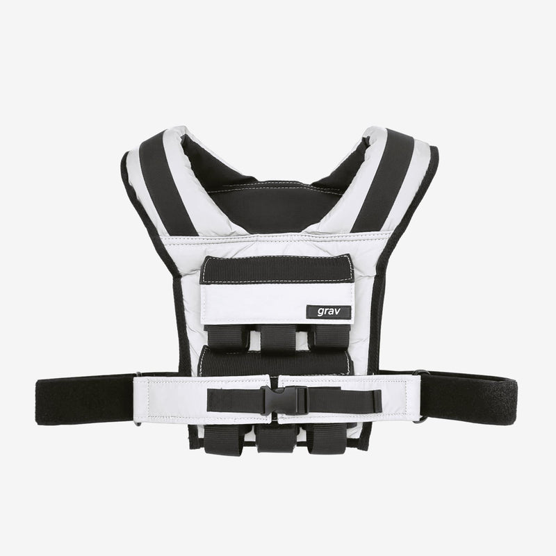 Load image into Gallery viewer, Gravgear - Grav Weight Vest 28lb - Reflective Grey