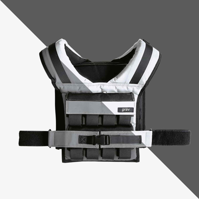 Load image into Gallery viewer, Gravgear - Grav Weight Vest 37lb - Reflective Grey