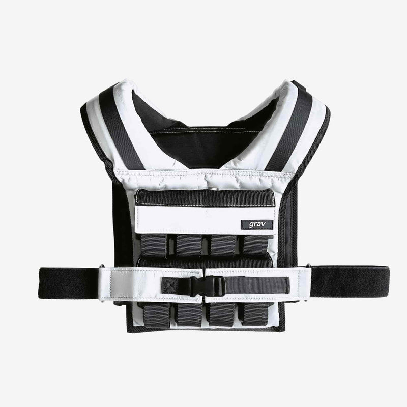 Load image into Gallery viewer, Gravgear - Grav Weight Vest 37lb - Reflective Grey