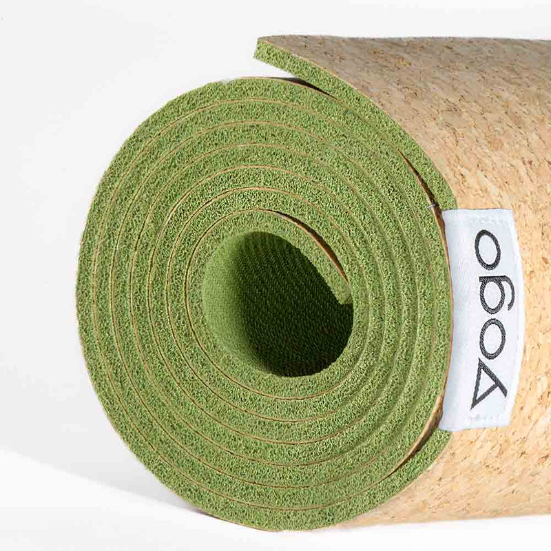 Load image into Gallery viewer, Yogo - Cork Hot Yoga Mat with Hydro-Grip Non-Slip FSC-Certified Rubber