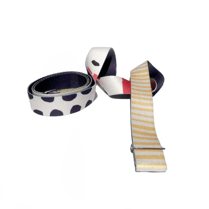 Load image into Gallery viewer, Yune Yoga - Leo Yoga Strap – Yellow Stretching Strap w/ Metal Buckles | Yune Yoga