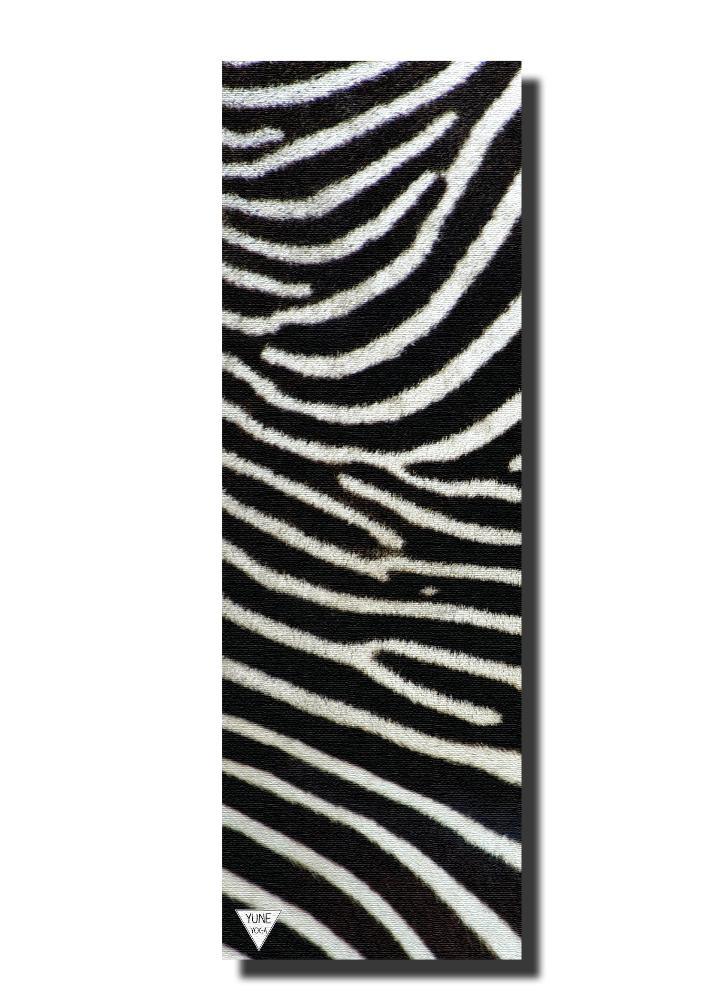 Load image into Gallery viewer, Yune Yoga - Zebra Stripe Eco-Friendly Yoga Mat – 6mm Cushioned, Non-Slip | Yune