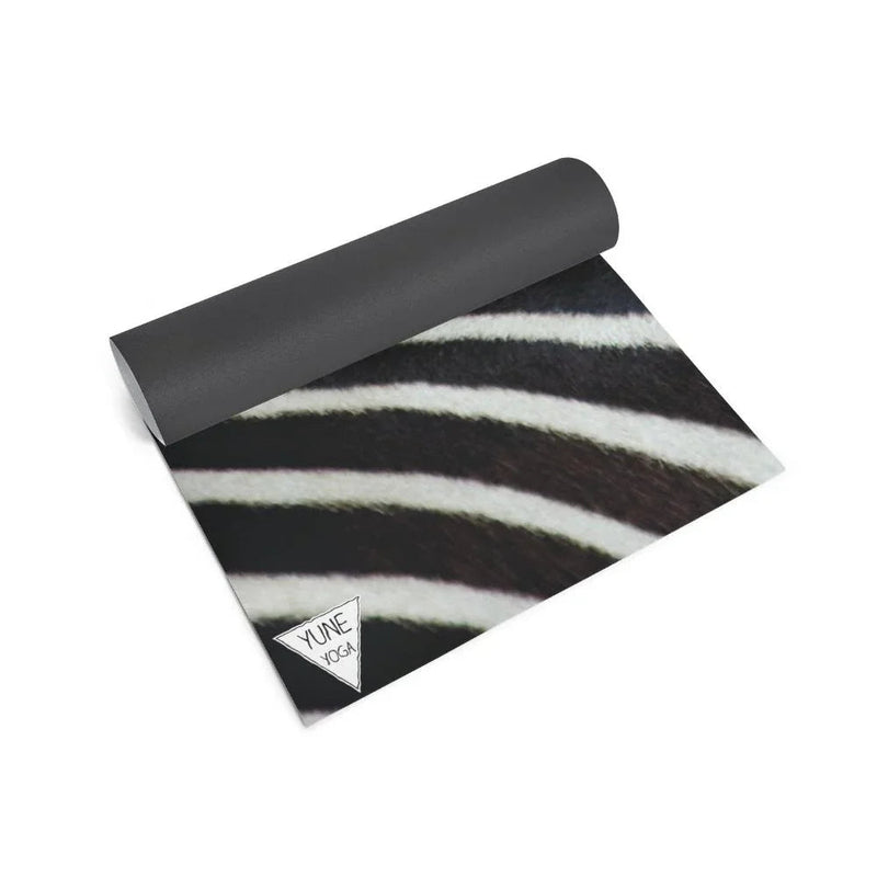Load image into Gallery viewer, Yune Yoga - Zebra Stripe Eco-Friendly Yoga Mat – 6mm Cushioned, Non-Slip | Yune