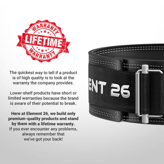Hybrid Leather Weightlifting Belt Warranty