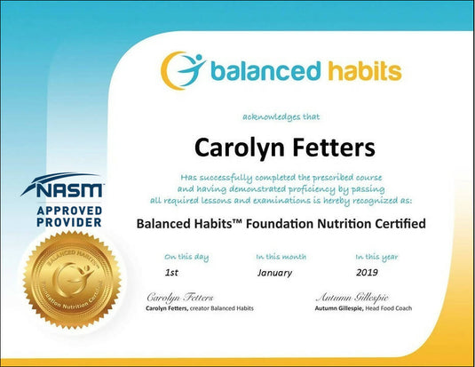 Balanced Habits™ Foundation Nutrition + Prediabetes Education Course
