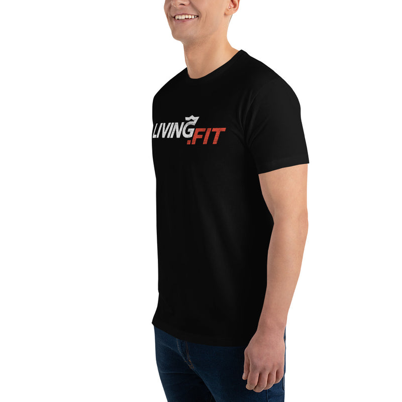 Load image into Gallery viewer, White/Red LivingFit Short Sleeve T-shirt