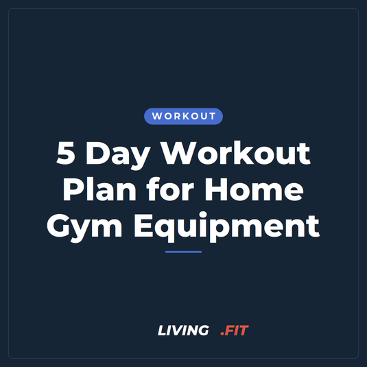 5 Day Workout Plan for Home Gym Equipment