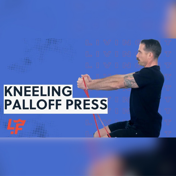 Kneeling Pallof Press with Resistance Bands Guide