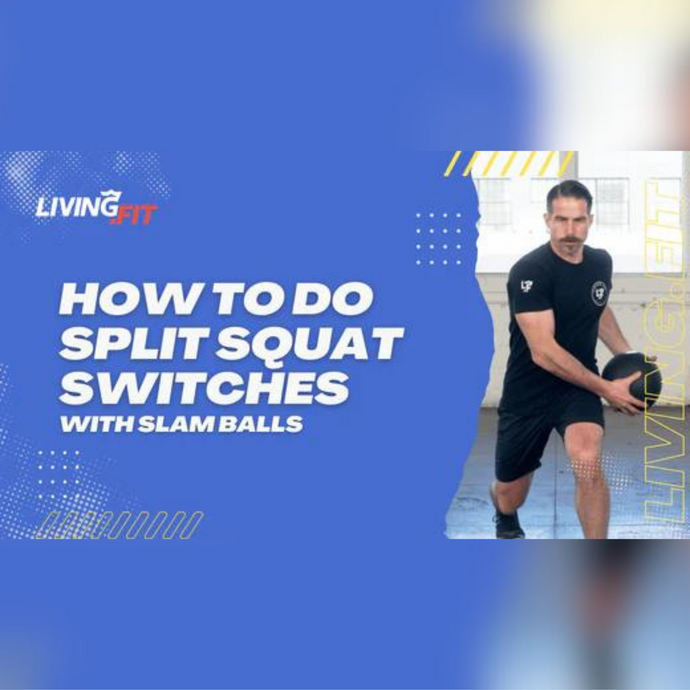 How to Do Slam Ball Split Squat Switches With Rotation | Movement Breakdown