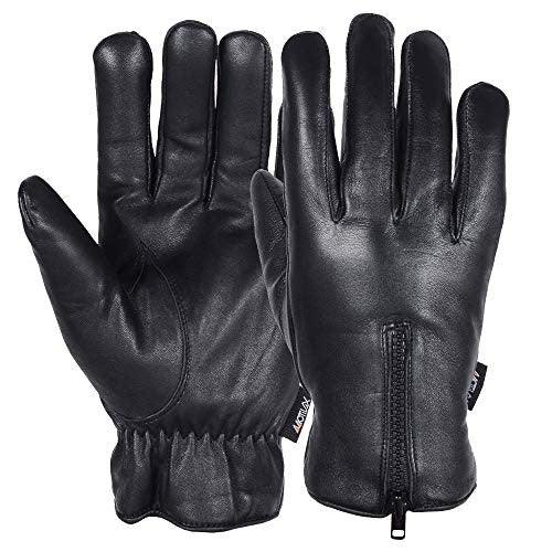 MRX - Men's Warm Winter Genuine Leather Driving Gloves