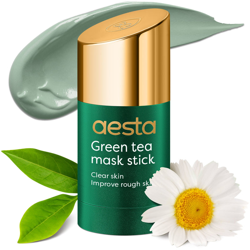 Load image into Gallery viewer, Reathlete - Aesta Green Tea Mask Stick, Gradual Blackhead Remover, Natural Pore-Cleaning, Detoxifying, Nourishing Face Mask: Skin Care Made Simple and Mess-Free | Mask Stick to Last 4 Months | Fits All Skin Types
