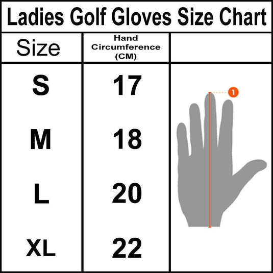 MRX - Women's Golf Gloves Left & Right Hand Cabretta Leather Golfer Glove