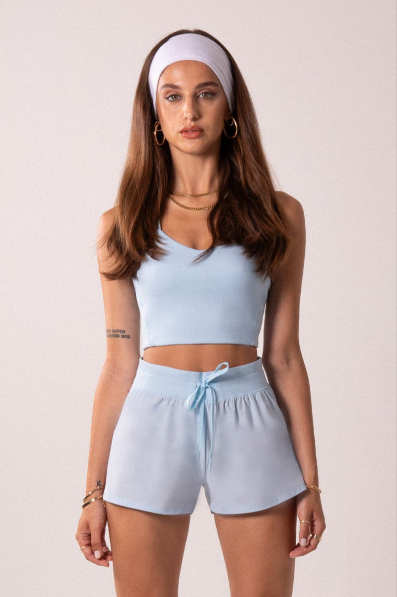 Load image into Gallery viewer, Runner&#39;s Athletics - LuxeForm Functional Tank Baby Blue

