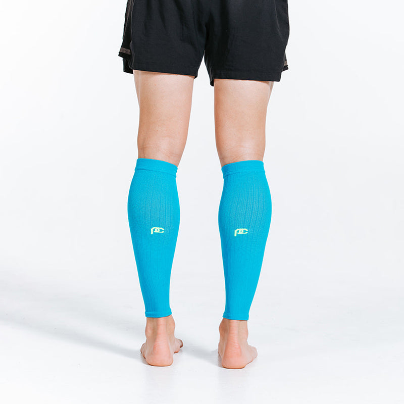 Load image into Gallery viewer, Calf Sleeves, Neon Blue
