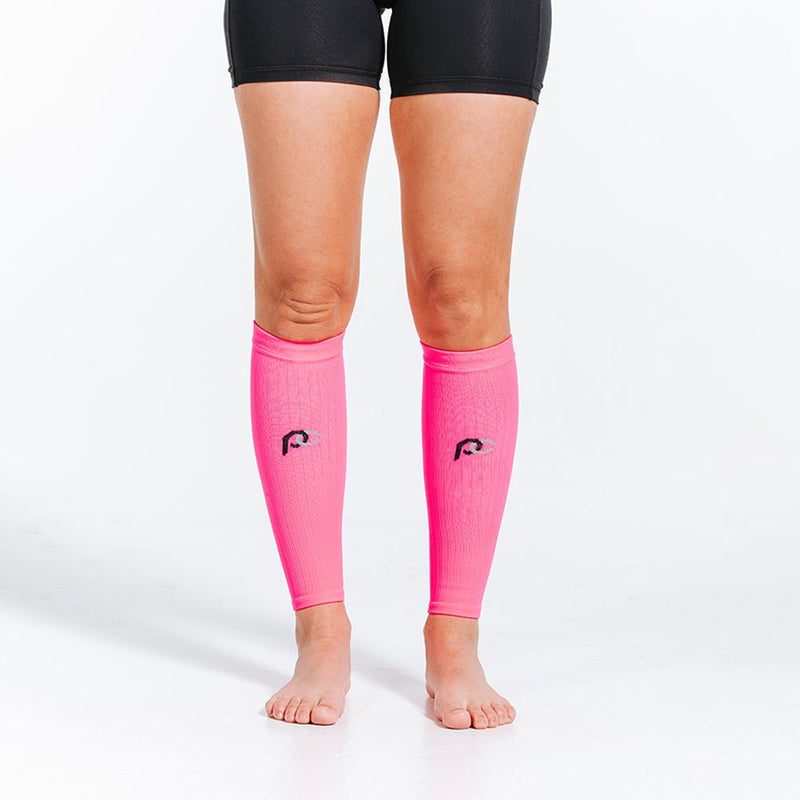 Load image into Gallery viewer, Pro Compression - Calf Sleeves, Neon Pink
