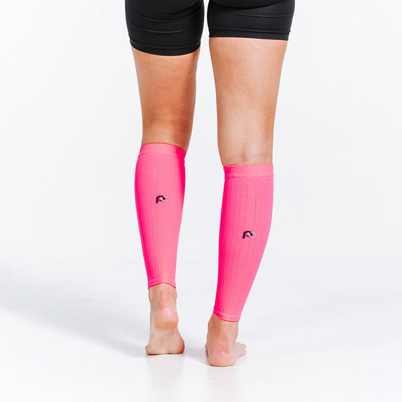 Load image into Gallery viewer, Calf Sleeves, Neon Pink
