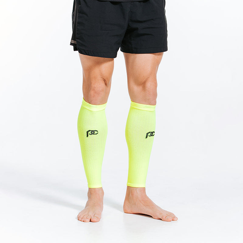 Load image into Gallery viewer, Calf Sleeves, Neon Yellow
