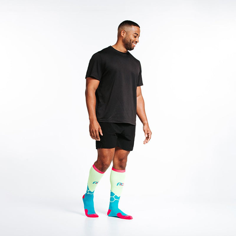 Load image into Gallery viewer, Pro Compression - Marathon, Teal Boom!
