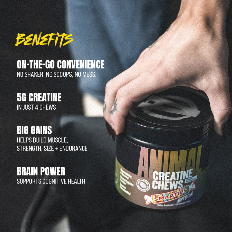 Load image into Gallery viewer, Animal Creatine Chews benefits
