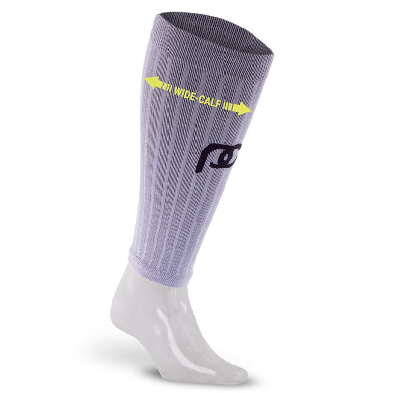 Load image into Gallery viewer, Pro Compression - Calf Sleeves, Heather Grey (Wide-Calf)
