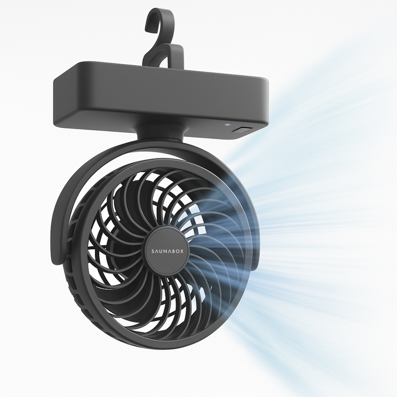 Load image into Gallery viewer, Saunabox - Flow: Dual Purpose Fan - Sauna Fan
