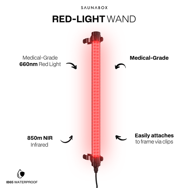 Load image into Gallery viewer, Saunabox - Red-Light Wand Add-On - Red Light Accessory
