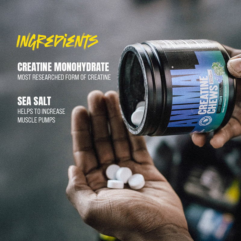 Load image into Gallery viewer, Animal Creatine Chews ingredients

