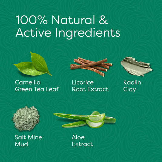 Reathlete - Aesta Green Tea Mask Stick, Gradual Blackhead Remover, Natural Pore-Cleaning, Detoxifying, Nourishing Face Mask: Skin Care Made Simple and Mess-Free | Mask Stick to Last 4 Months | Fits All Skin Types