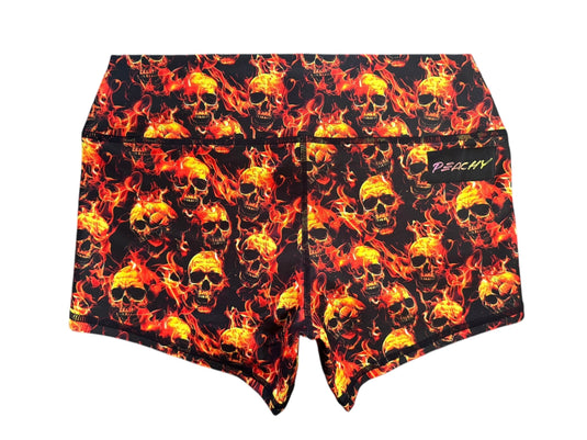 Peachy Athletic - Scorch the Earth Shorts - Unicorn Collection
