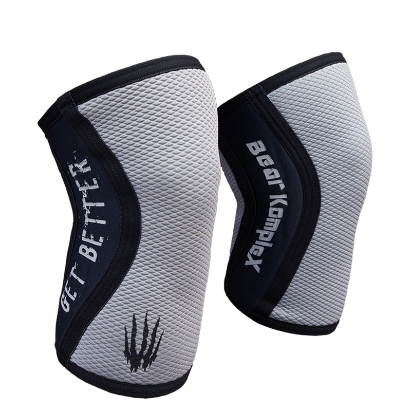 Load image into Gallery viewer, Bear KompleX - Bear KompleX Knee Sleeves - Grey Sharkskin
