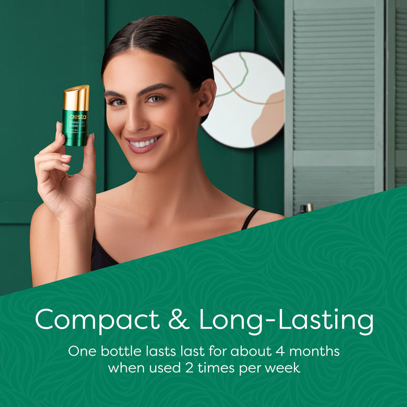 Load image into Gallery viewer, Reathlete - Aesta Green Tea Mask Stick, Gradual Blackhead Remover, Natural Pore-Cleaning, Detoxifying, Nourishing Face Mask: Skin Care Made Simple and Mess-Free | Mask Stick to Last 4 Months | Fits All Skin Types
