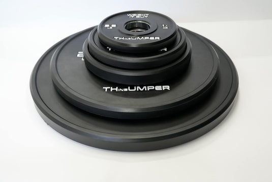 Weight It Out - 'Thumper' Thin Bumper Weight Plate Pairs. (Thinnest Bumper Plates Ever!)