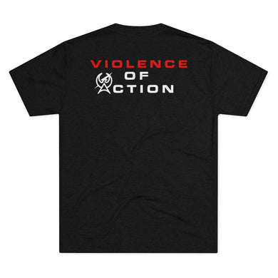 Ataclete - Charcoal Black Men's Violence Of Action Tri-Blend Tee