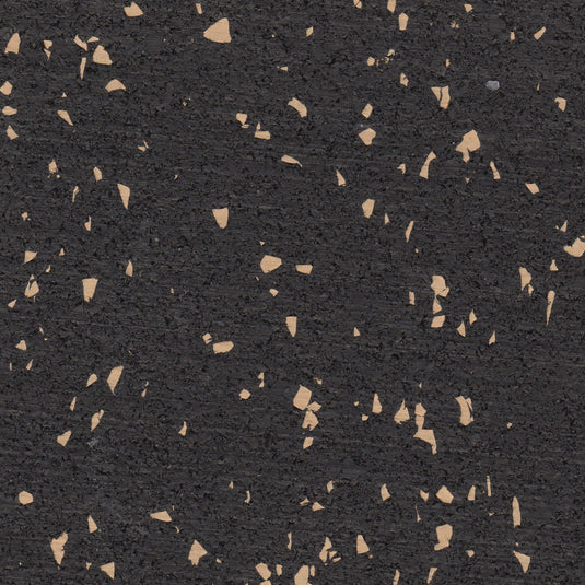 Tan (10%) rubber flooring sample
