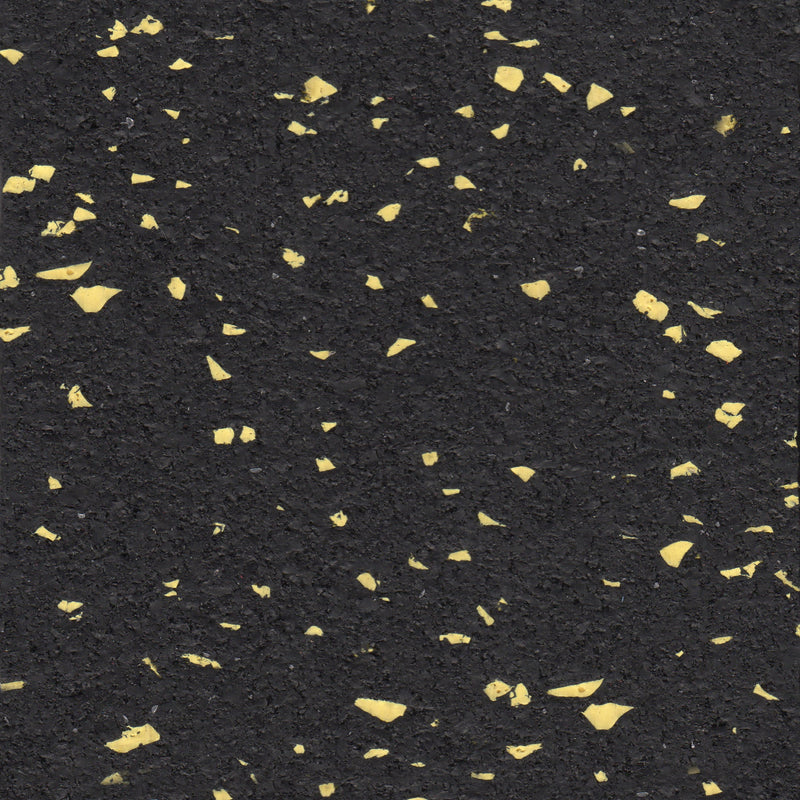 Load image into Gallery viewer, Yellow (10%) rubber flooring sample
