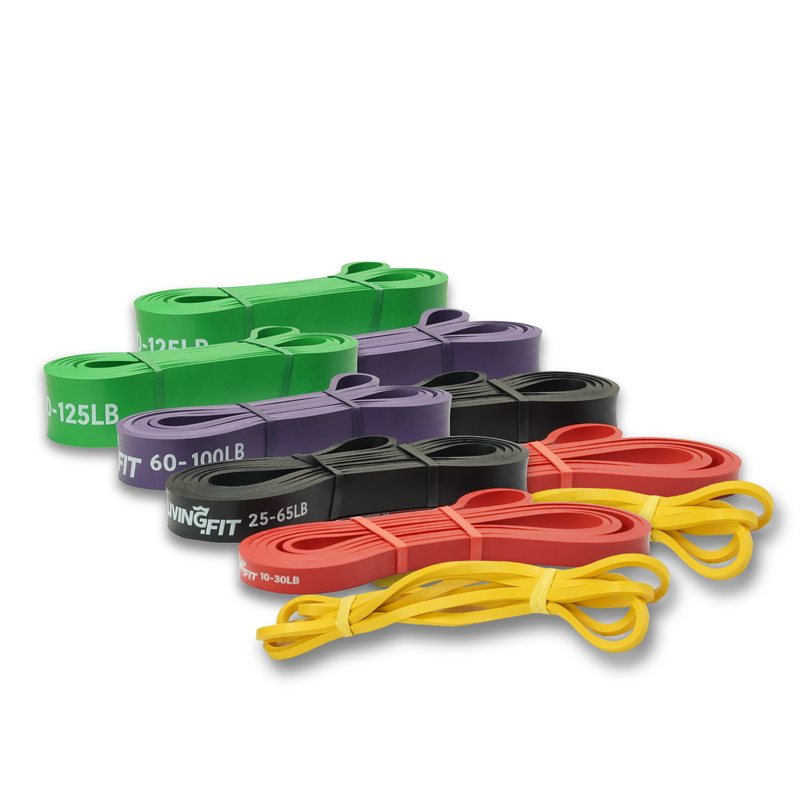 Load image into Gallery viewer, Living.Fit - Resistance Bands – Strength, Flexibility &amp; Pull-Up Assistance
