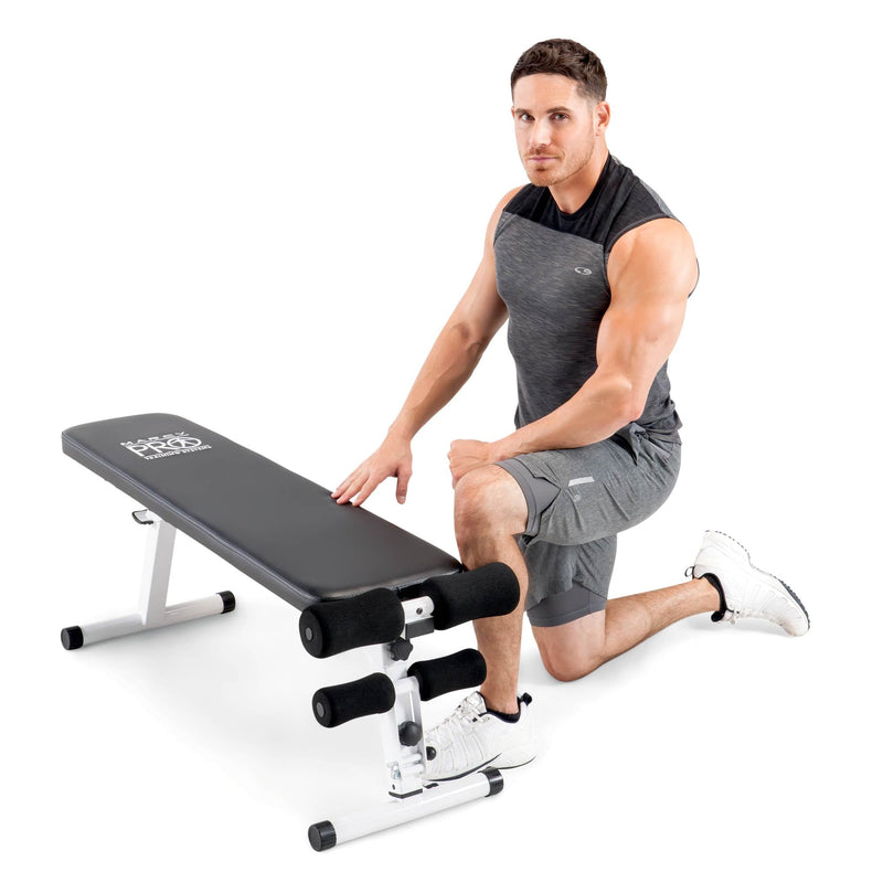 Load image into Gallery viewer, Marcy Pro Adjustable Strength and Weight Training Folding Bench for Home Gyms
