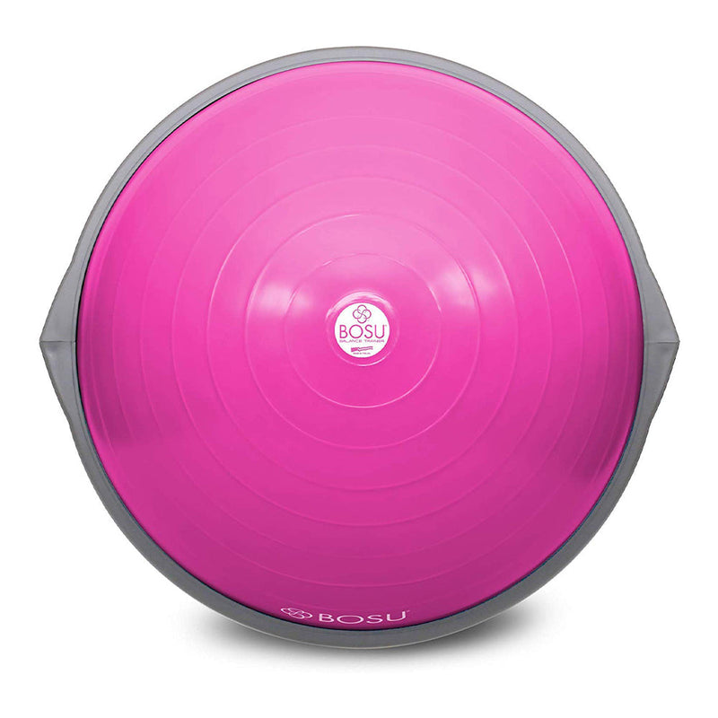 Load image into Gallery viewer, Bosu 72-10850 Home Gym The Original Balance Trainer 65 cm Diameter, Pink &amp; Gray
