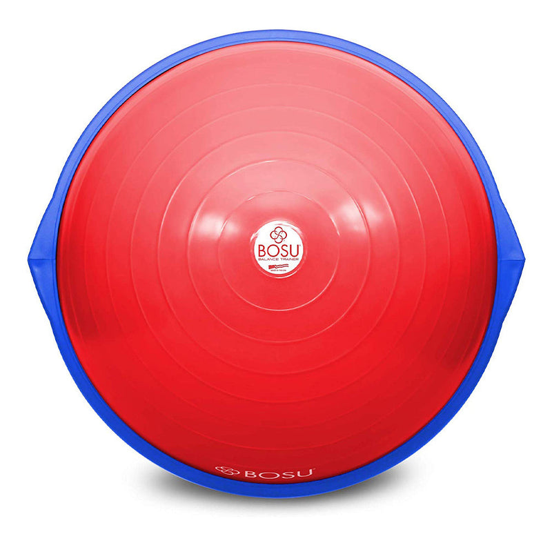 Load image into Gallery viewer, Bosu 72-10850 Home Gym The Original Balance Trainer 65 cm Diameter, Red and Blue

