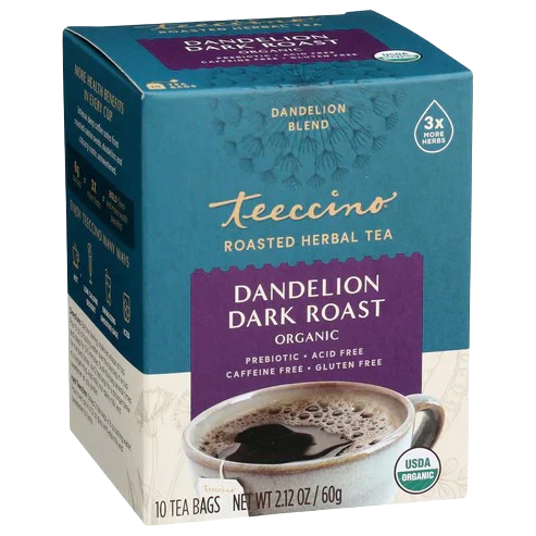 Load image into Gallery viewer, Teeccino - Dandelion Dark Roast Roasted Herbal Tea
