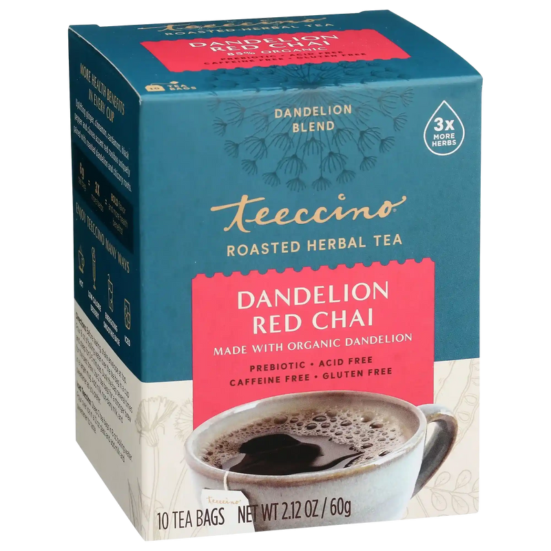 Load image into Gallery viewer, Teeccino - Dandelion Red Chai Roasted Herbal Tea
