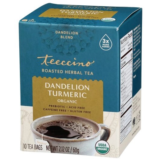 Teeccino - Dandelion Turmeric Roasted Herbal Tea