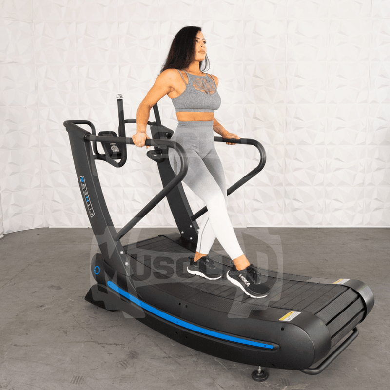 Load image into Gallery viewer, Muscle D Fitness - Commercial Self Powered Curve Treadmill - Standalone
