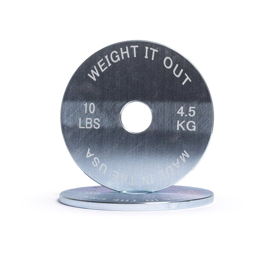 Weight It Out - Pre-Order Only: Custom Engraved Solid Steel Calibrated Weight Plate Pairs American Made