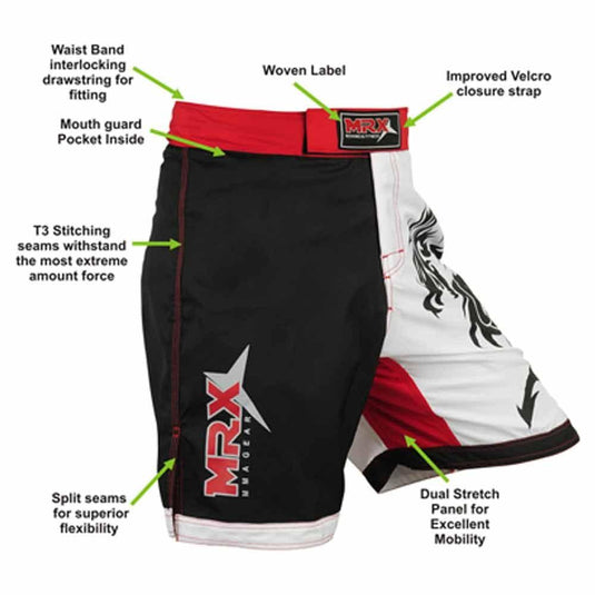 MRX - MMA Men's Fighting Shorts Grappling Fight Short 1104