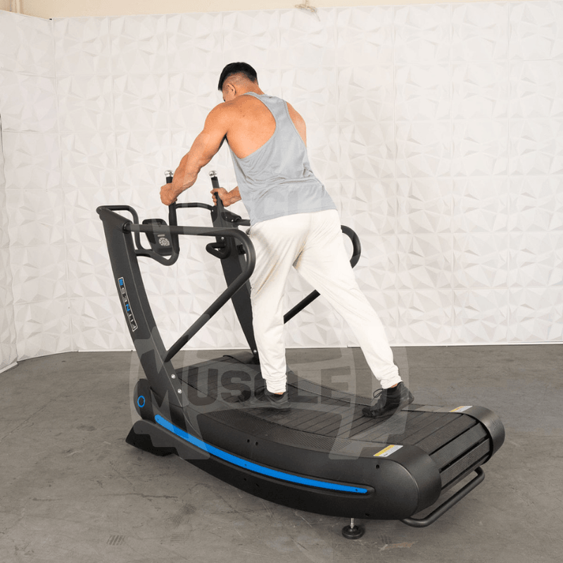 Load image into Gallery viewer, Muscle D Fitness - Commercial Self Powered Curve Treadmill - Standalone
