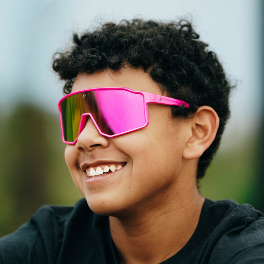 Elite Athletic Gear - FLARE - Hyper Pink Polarized Sunglasses