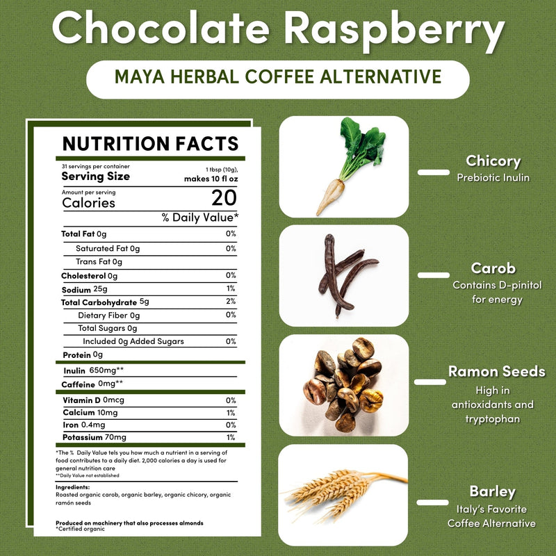 Load image into Gallery viewer, Teeccino - Chocolate Raspberry Chicory Herbal Coffee

