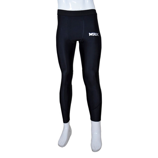 MRX - Men's Compression Trouser Pant Base Layer Active Wear Black-Gray