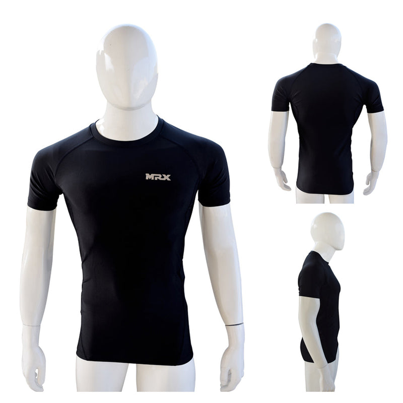 Load image into Gallery viewer, MRX - Men's Compression Shirts Athletic Gym Workout Rash Guard Base Layer Short &amp; Long Sleeve Top

